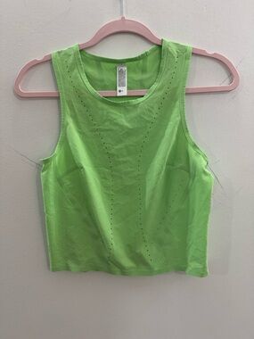 Lululemon Lightweight Lime Green Women's Performance Tank Top